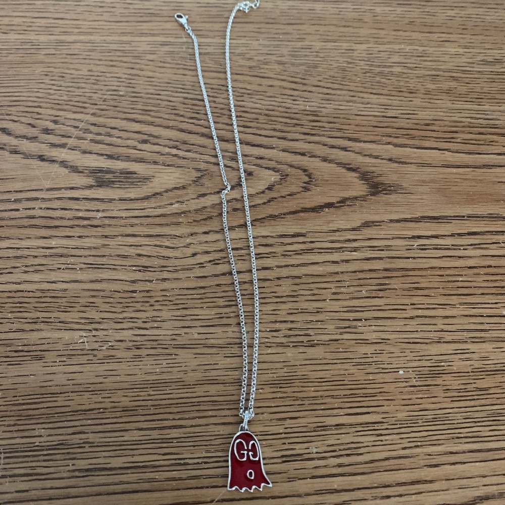 Gucci Ghost Necklace Red